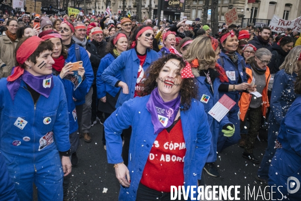 Manifestation du 7 mars 2023 contre la reforme des retraites -Paris