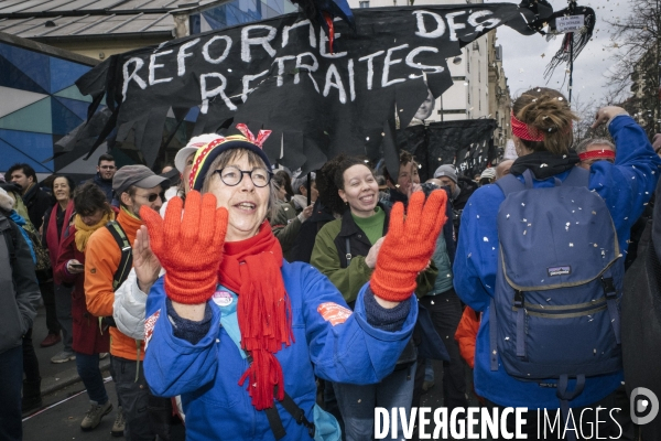 Manifestation du 7 mars 2023 contre la reforme des retraites -Paris