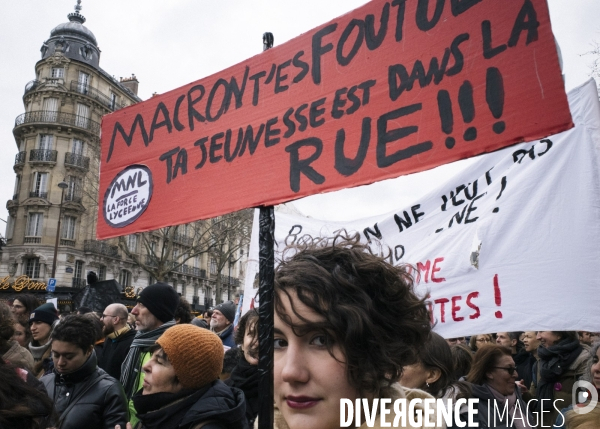 Manifestation du 7 mars 2023 contre la reforme des retraites -Paris