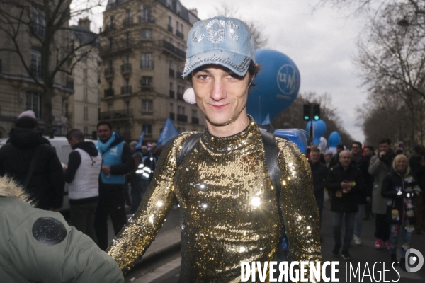 Manifestation du 7 mars 2023 contre la reforme des retraites -Paris