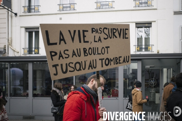 Manifestation du 7 mars 2023 contre la reforme des retraites -Paris