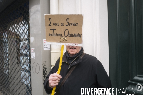 Manifestation du 7 mars 2023 contre la reforme des retraites -Paris