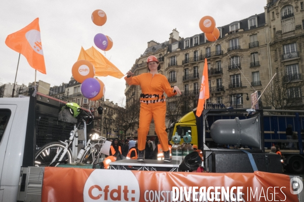 Manifestation du 7 mars 2023 contre la reforme des retraites -Paris