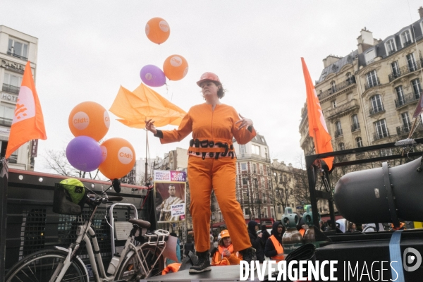 Manifestation du 7 mars 2023 contre la reforme des retraites -Paris