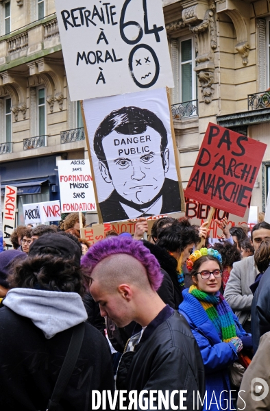 6 éme journée de manifestation contre le projet de réforme des retraites