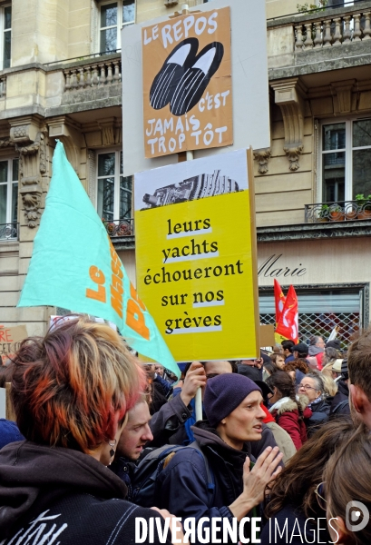 6 éme journée de manifestation contre le projet de réforme des retraites