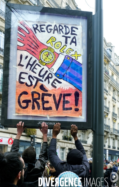 6 éme journée de manifestation contre le projet de réforme des retraites