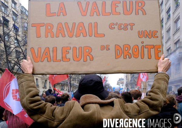 6 éme journée de manifestation contre le projet de réforme des retraites