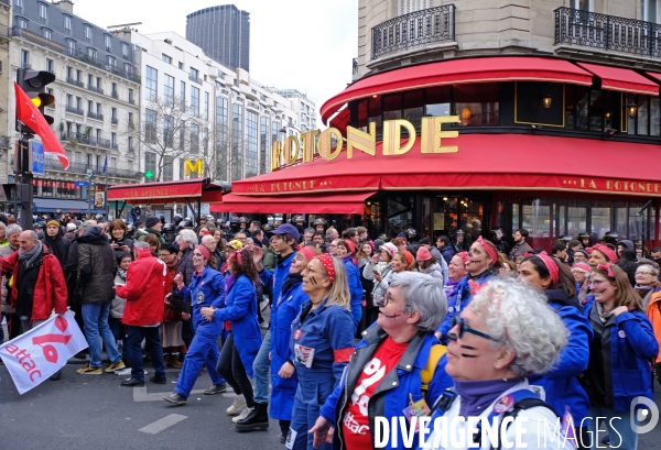 6 éme journée de manifestation contre le projet de réforme des retraites