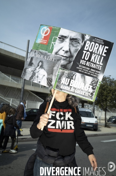 Manifestation du 7 mars contre les retraites