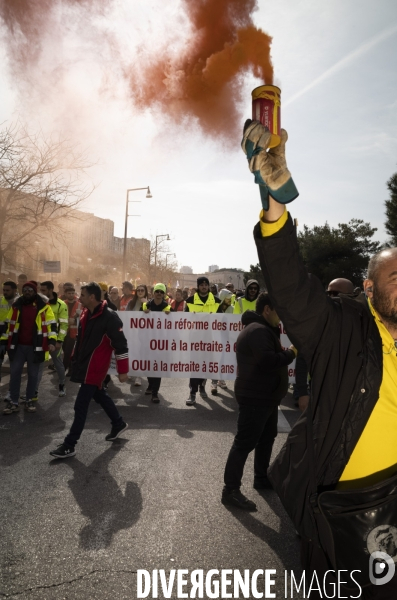 Manifestation du 7 mars contre les retraites