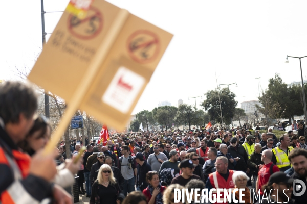 Manifestation du 7 mars contre les retraites