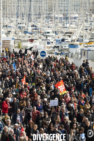 Manifestation du 7 mars contre les retraites