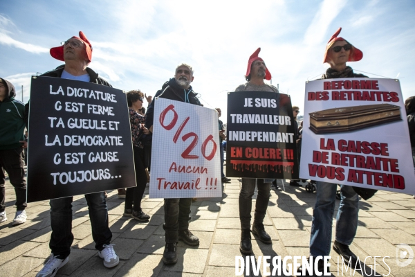 Sixième manifestation contre la réforme des retraites à Marseille