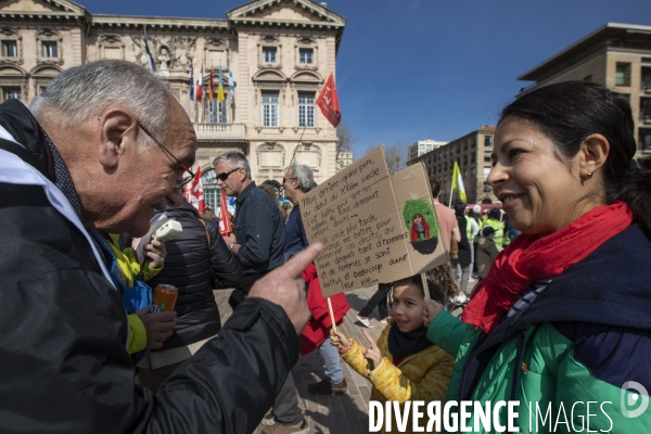 Sixième manifestation contre la réforme des retraites à Marseille