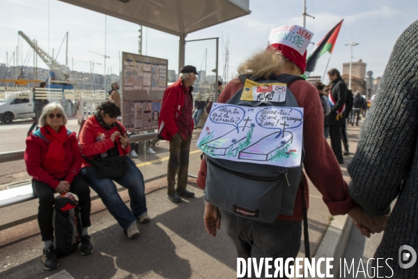 Sixième manifestation contre la réforme des retraites à Marseille