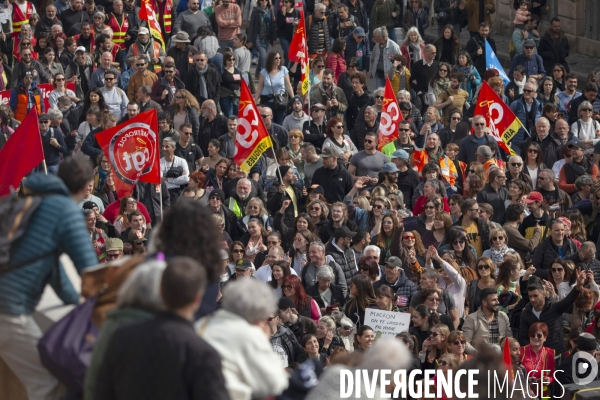Sixième manifestation contre la réforme des retraites à Marseille