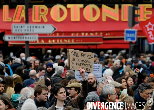 Manifestation intersyndicale contre la reforme des retraites