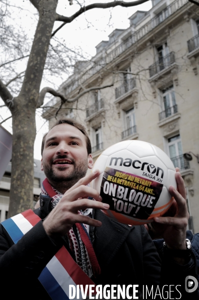 Manifestation intersyndicale contre la reforme des retraites