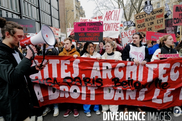 Manifestation intersyndicale contre la reforme des retraites