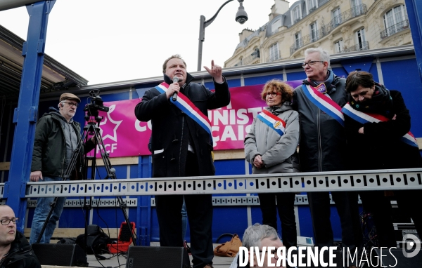 Manifestation intersyndicale contre la reforme des retraites