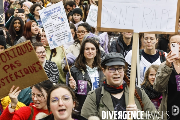 Bordeaux, journée internationale de lutte pour les droits des Femmes.