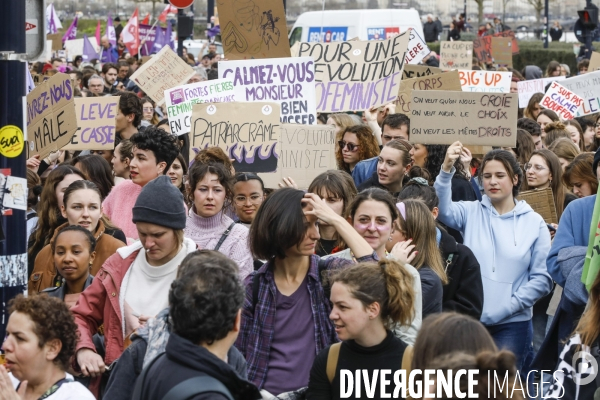 Bordeaux, journée internationale de lutte pour les droits des Femmes.