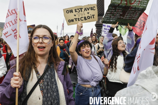 Bordeaux, journée internationale de lutte pour les droits des Femmes.