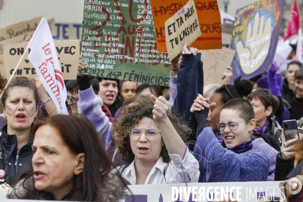 Bordeaux, journée internationale de lutte pour les droits des Femmes.
