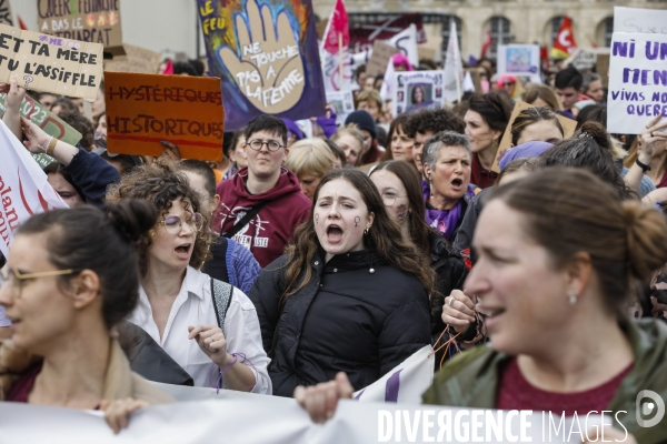 Bordeaux, journée internationale de lutte pour les droits des Femmes.
