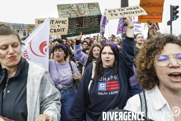 Bordeaux, journée internationale de lutte pour les droits des Femmes.