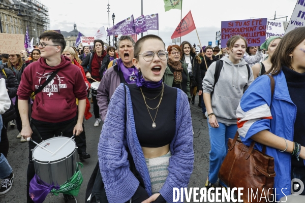 Bordeaux, journée internationale de lutte pour les droits des Femmes.