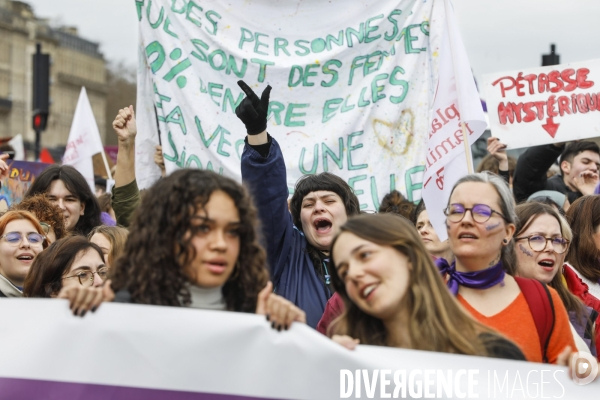 Bordeaux, journée internationale de lutte pour les droits des Femmes.