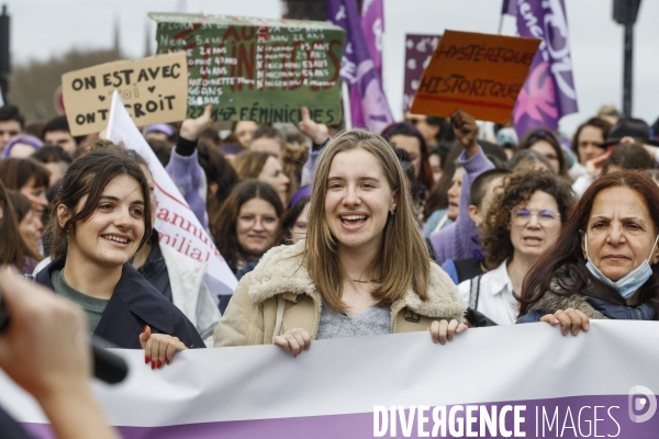 Bordeaux, journée internationale de lutte pour les droits des Femmes.