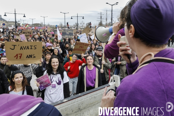 Bordeaux, journée internationale de lutte pour les droits des Femmes.