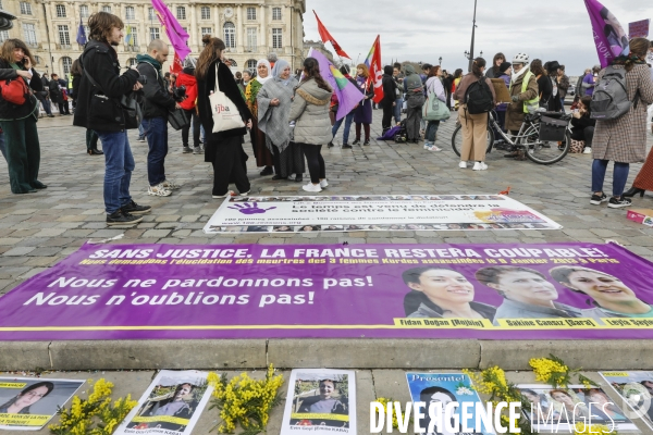 Bordeaux, journée internationale de lutte pour les droits des Femmes.