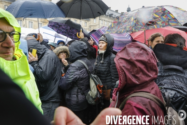 Bordeaux, 6 ème manifestation unitaire  contre la réforme des retraites.