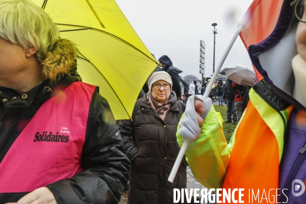 Bordeaux, 6 ème manifestation unitaire  contre la réforme des retraites.