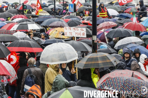 Bordeaux, 6 ème manifestation unitaire  contre la réforme des retraites.