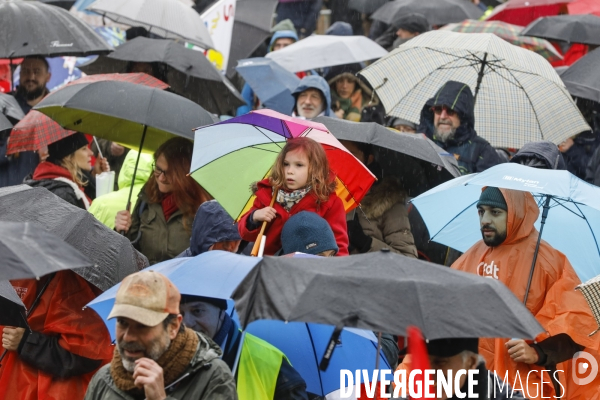Bordeaux, 6 ème manifestation unitaire  contre la réforme des retraites.