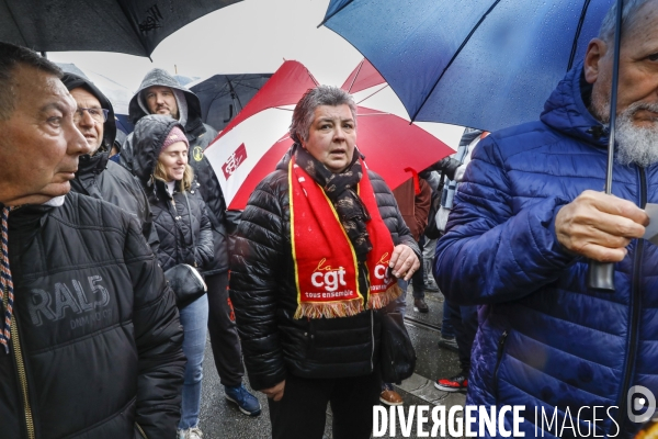 Bordeaux, 6 ème manifestation unitaire  contre la réforme des retraites.