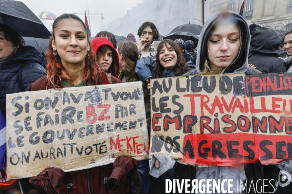 Bordeaux, 6 ème manifestation unitaire  contre la réforme des retraites.