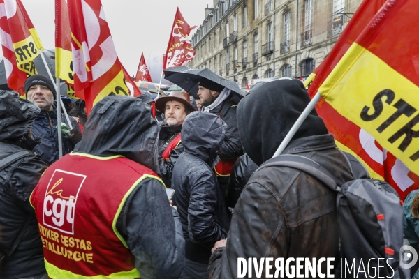 Bordeaux, 6 ème manifestation unitaire  contre la réforme des retraites.