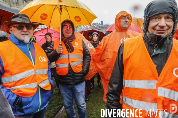 Bordeaux, 6 ème manifestation unitaire  contre la réforme des retraites.