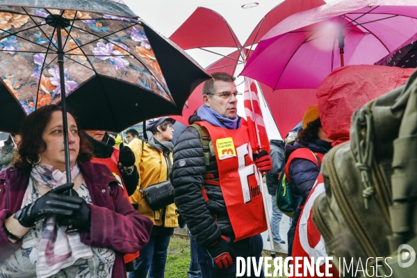 Bordeaux, 6 ème manifestation unitaire  contre la réforme des retraites.