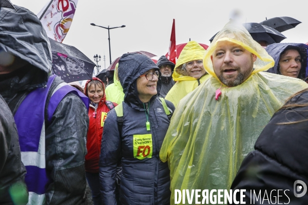 Bordeaux, 6 ème manifestation unitaire  contre la réforme des retraites.