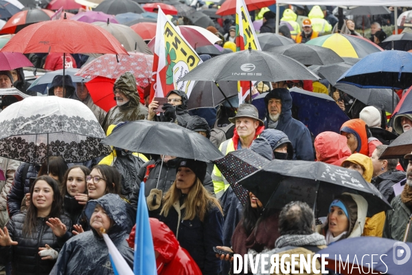 Bordeaux, 6 ème manifestation unitaire  contre la réforme des retraites.