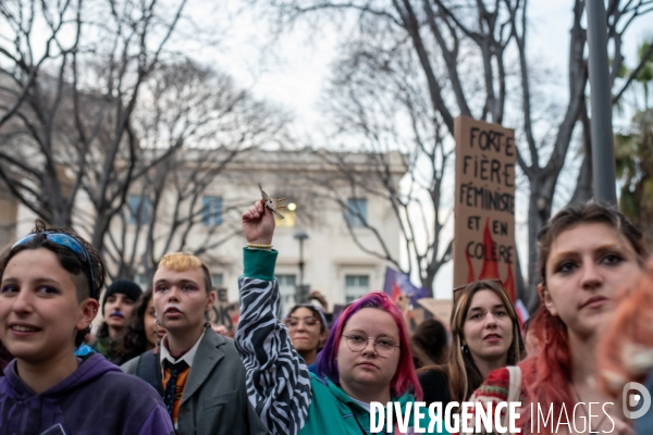8 mars journée de mobilisation, lutte pour les droits des femmes à Marseille