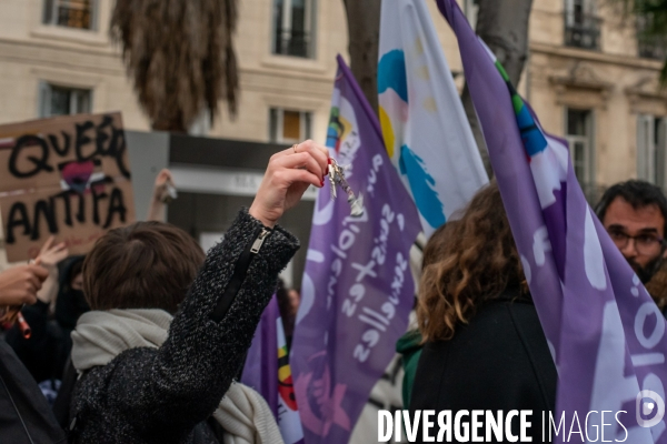 8 mars journée de mobilisation, lutte pour les droits des femmes à Marseille