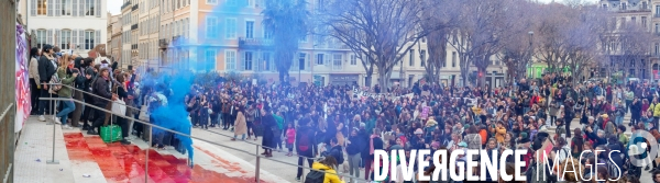 8 mars journée de mobilisation, lutte pour les droits des femmes à Marseille